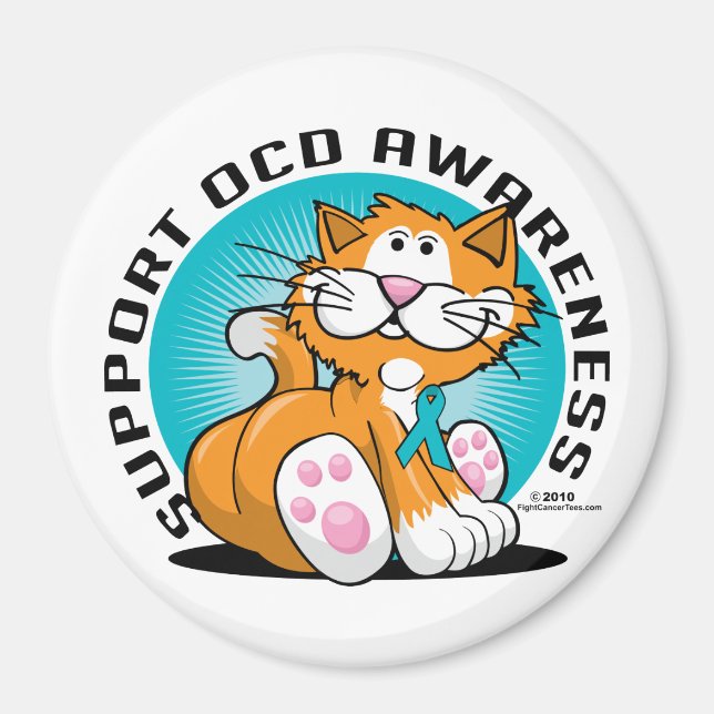 OCD Cat Magnet (Front)
