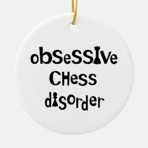 OCD Chess Ceramic Tree Decoration