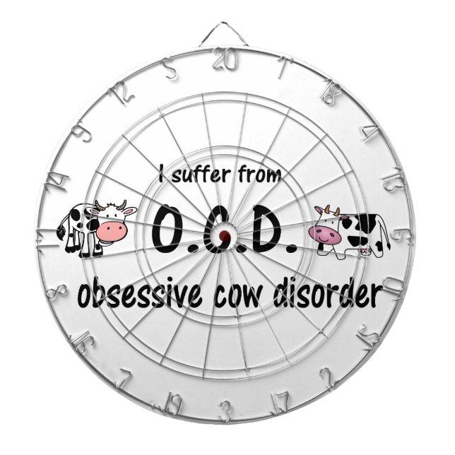 OCD Cow Dartboard (Front)