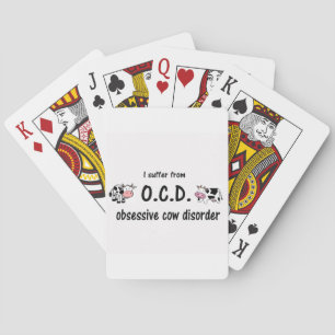 OCD Cow Playing Cards