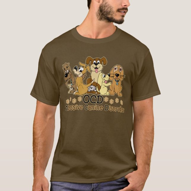 OCD Dog Lover T-Shirt (Front)