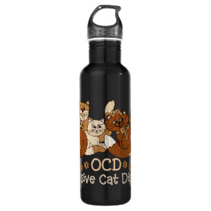 OCD Obsessive Cat Disorder 710 Ml Water Bottle