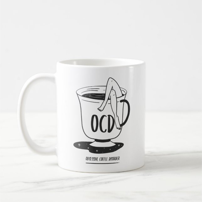 OCD – Obsessive Coffee Disorder Classic Mug (Left)