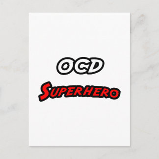 OCD Superhero Postcard