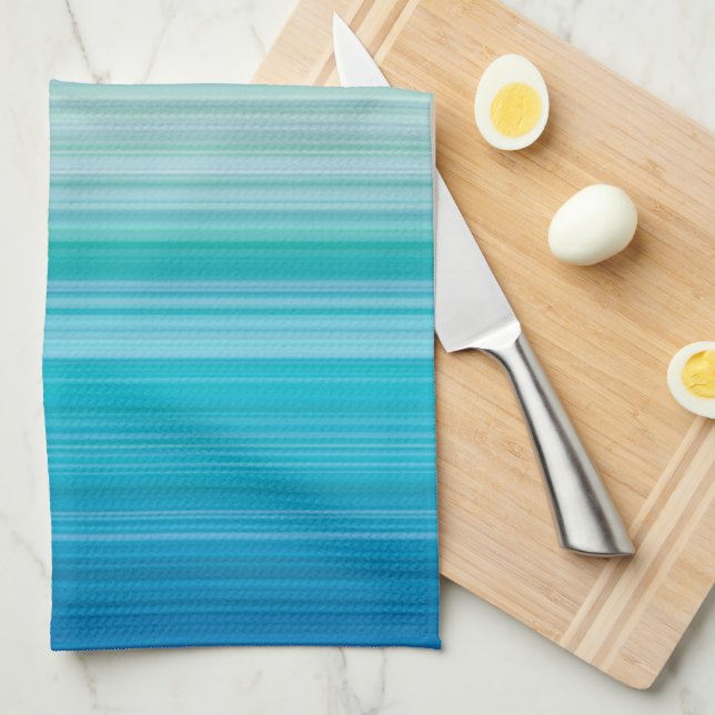 Ocean Abstract  Tea Towel (Quarter Fold)