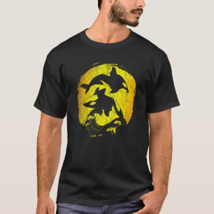 Ocean Animal Waves Killer Whale Orca T-Shirt