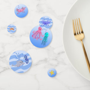 Ocean Animals Party Table Confetti