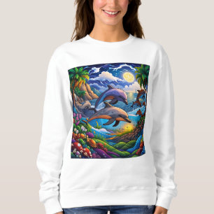 Ocean Art: Dolphin Sweatshirt