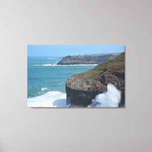 Ocean at Kilauea Canvas Print