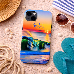 Ocean at Sunset Signature iPhone 13 Case