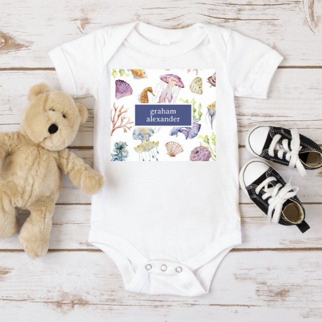 Ocean Baby Bodysuit (Creator Uploaded)