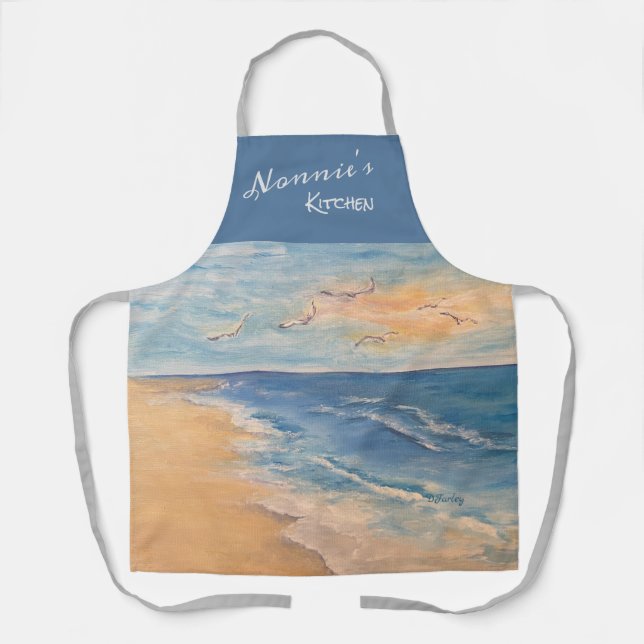 Ocean Beach Breeze Apron (Front)