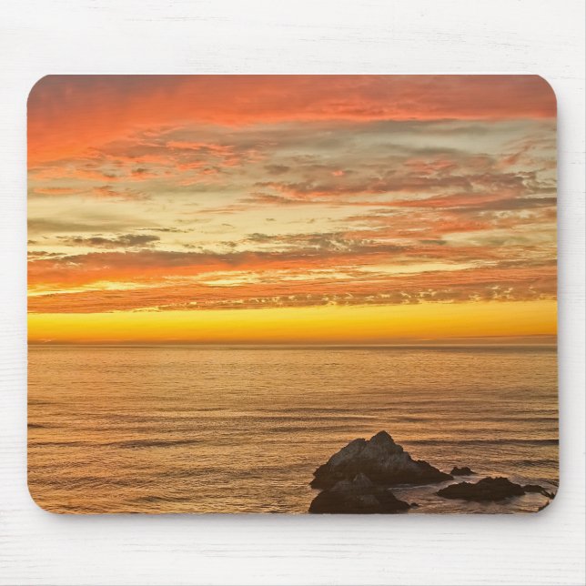 Ocean Beach Ca.Summer Sunset Mouse Pad (Front)