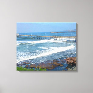 OCEAN BEACH, CALIFORNIA canvas Print