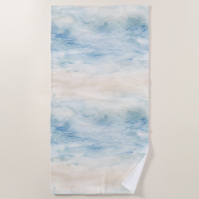 Ocean Beach Coastal   Towel (Front)