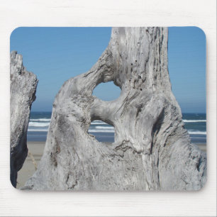 Ocean Beach Driftwood mousepad gifts Dads