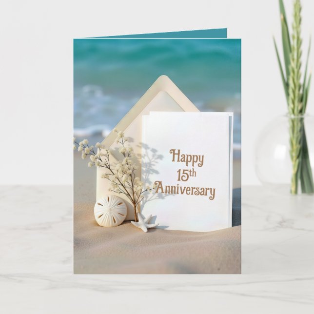 Ocean Beach for 15th Anniversary Card (Front)