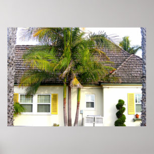 Ocean Beach house Poster