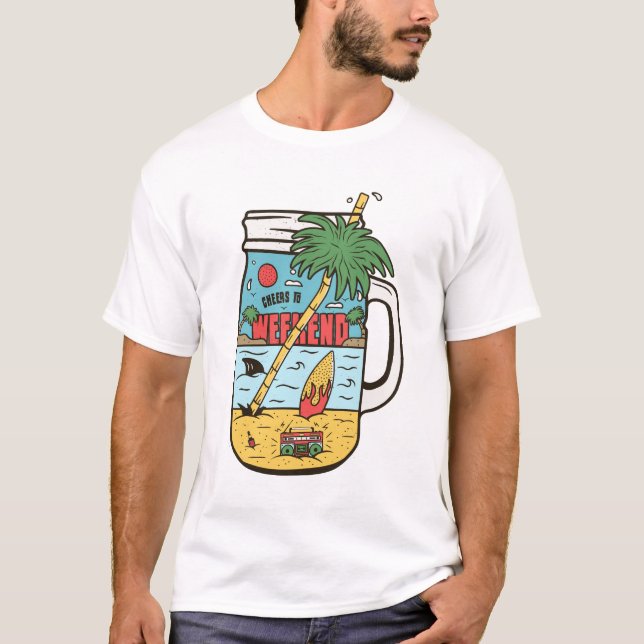 Ocean Beach Jar T-Shirt (Front)