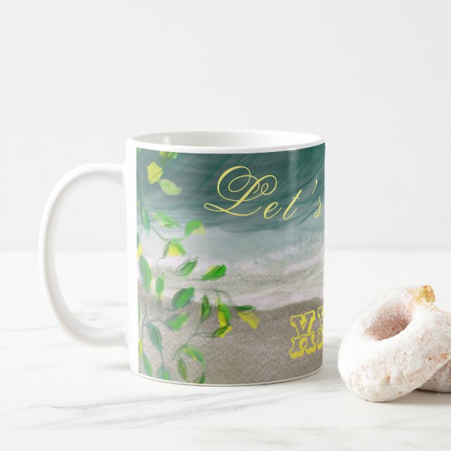 Ocean Beach Party Mug Gift (With Donut)