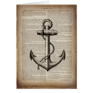 ocean beach sailor vintage nautical anchor