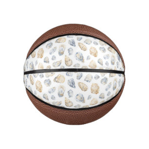 Ocean Beach Sea Shells Mini Basketball