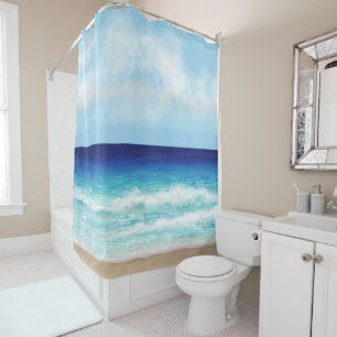 Ocean Beach Sea view 275 Shower Curtain