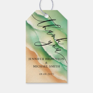 Ocean Beach Summer Party Weddings Thank You Sunny Gift Tags