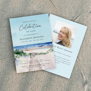 Ocean Beach Trail Celebration of Life Memorial Invitation