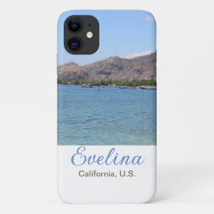 ocean beach travel add name place city text nomad Case-Mate iPhone case