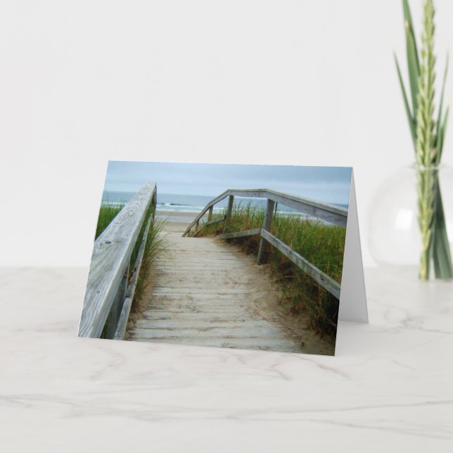 Ocean Beach Walkway Card (Front)