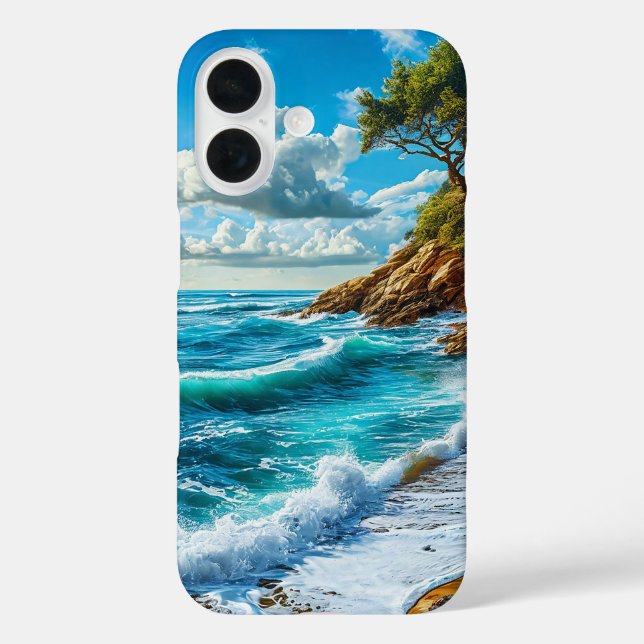 Ocean beach waves Case-Mate iPhone case (Back)