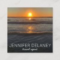 Ocean Beach Waves Sunset Nature Photo Travel