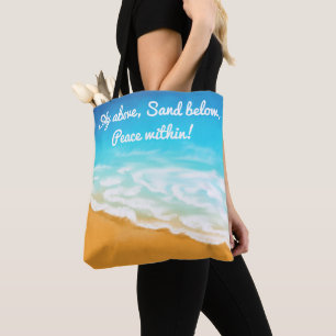 Ocean Beach waves Tote Bag