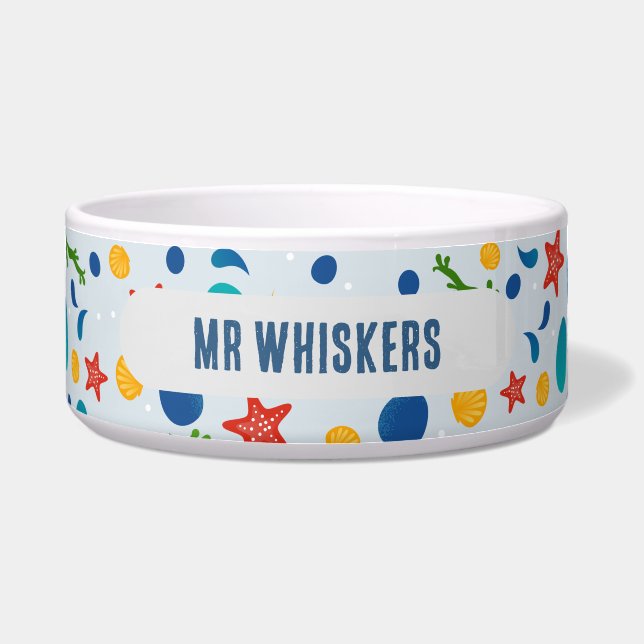 Ocean beach with starfish, shells and pebbles (Front)