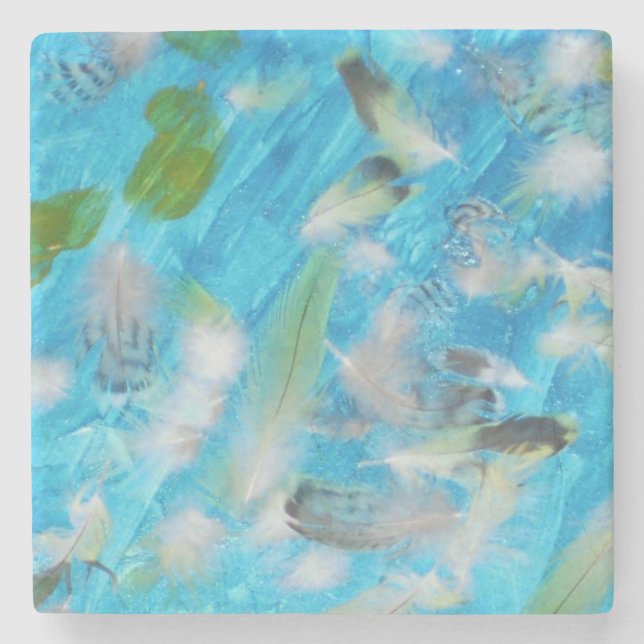 Ocean Birds  Stone Coaster (Front)