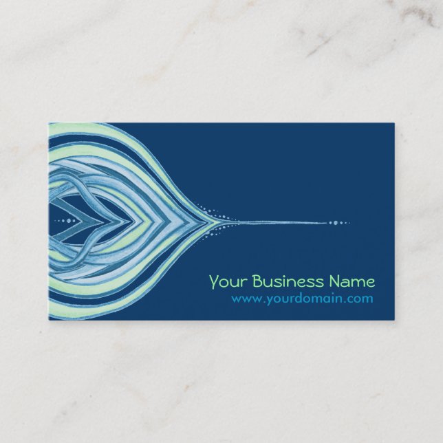 Ocean Blossom | Customisable Business Cards (Front)