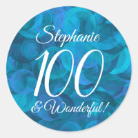 Ocean Blue 100 and Wonderful Birthday Favour
