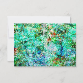 Ocean blue abstract invitation,Cosiest blue calm Invitation
