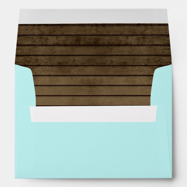Ocean Blue and Barn Wood Envelopes (Back (Bottom))