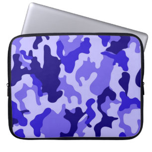 Ocean Blue Camo Laptop Sleeve