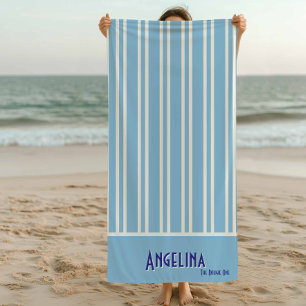 Ocean Blue City Chic Bachelorette Beach Towel