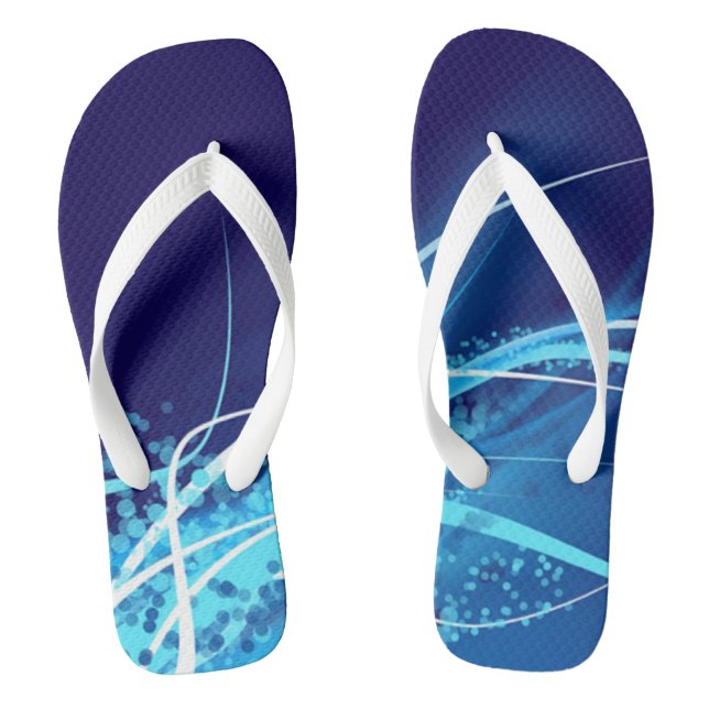 Ocean Blue Jandals (Footbed)