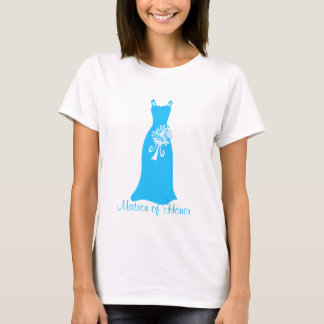 Ocean Blue Matron of Honour Dress T-Shirt