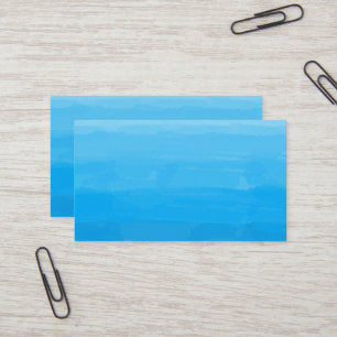 Ocean Blue Ombre Business Cards
