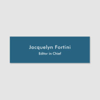 Ocean Blue Plain Elegant Modern Minimalist