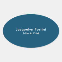 Ocean Blue Plain Elegant Modern Minimalist