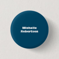 Ocean Blue Plain Minimalist Add Own Name