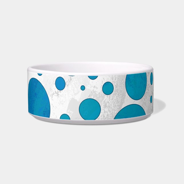 Ocean Blue Polka Dots Bowl (Right)
