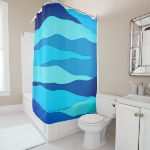 Ocean Blue Shower Curtain